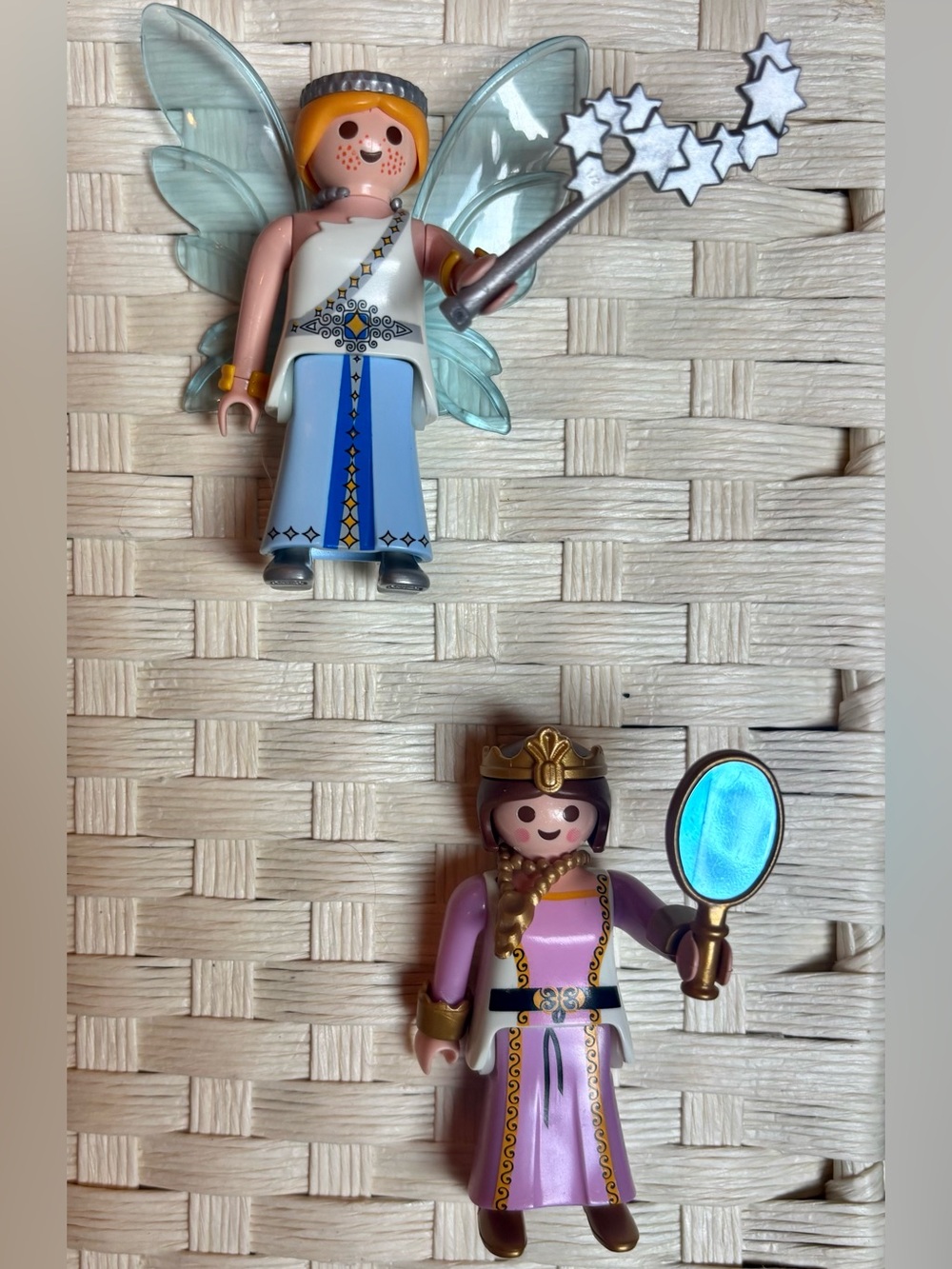 Playmobil Queen Princess Figure Pink Dress Crown & Fairy Complete Wings